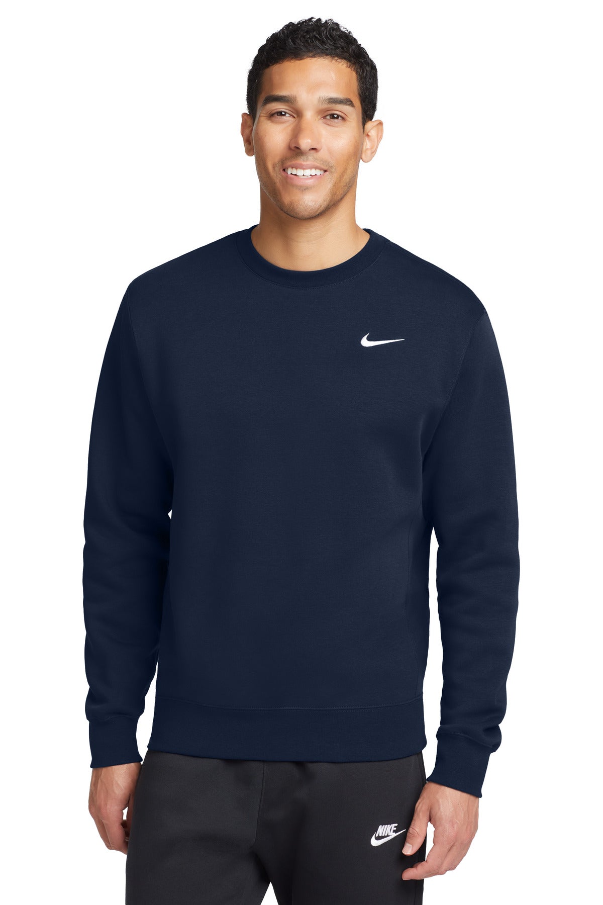 Nike Club Fleece Crew CJ1614 Navy