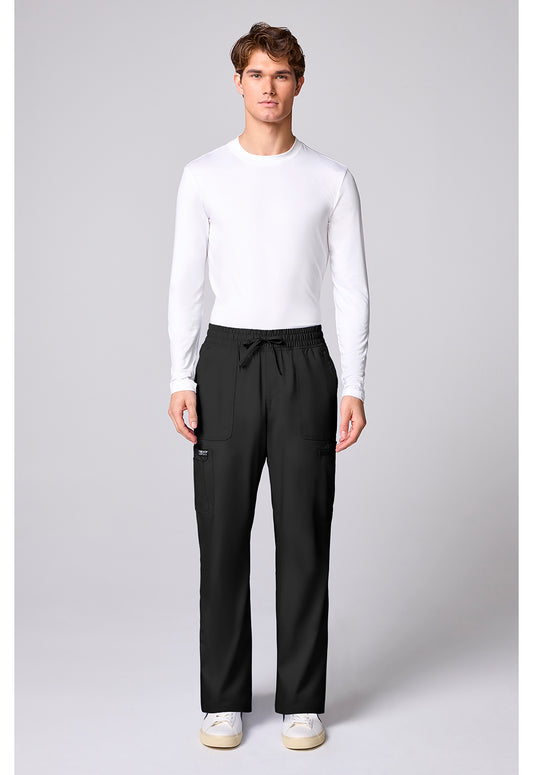 Workwear Revolution CK00001 Men's 12 Pockets Scrub Pantss Black