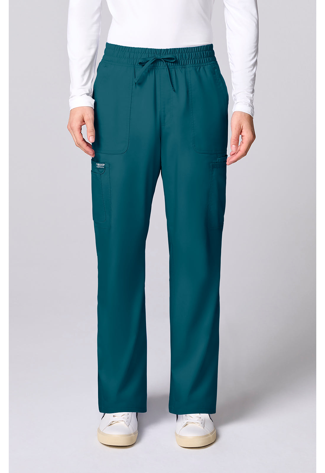 Workwear Revolution CK00001 Men's 12 Pockets Scrub Pantss Caribbean Blue