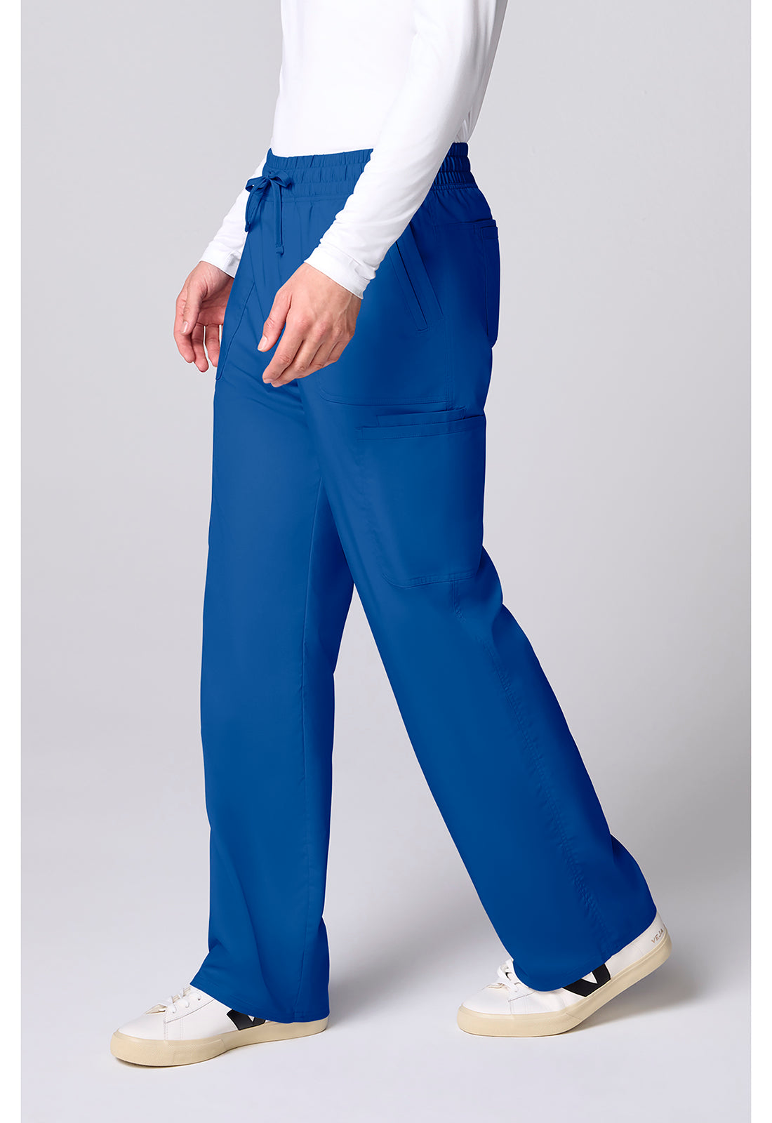 Workwear Revolution CK00001 Men's 12 Pockets Scrub Pantss Royal