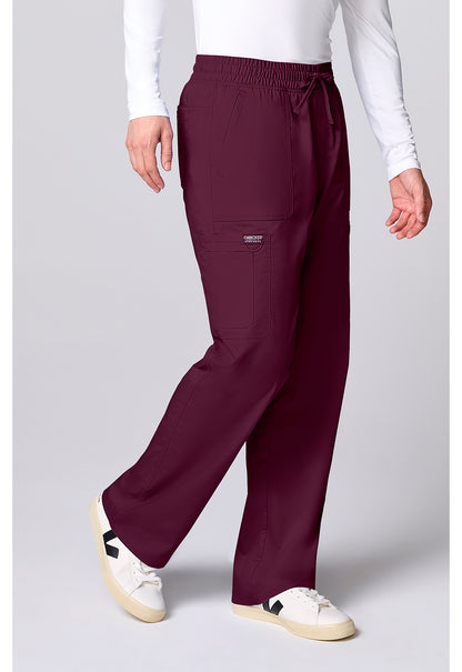 Workwear Revolution CK00001 Men's 12 Pockets Scrub Pantss Wine