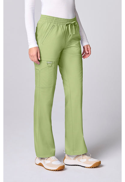 Workwear Revolution CK00002 Women's 12 Pockets Straight Leg Scrub Pants Cucumber