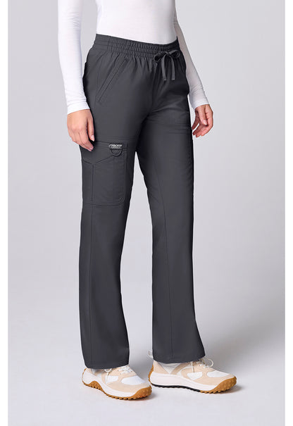 Workwear Revolution CK00002 Women's 12 Pockets Straight Leg Scrub Pants Pewter
