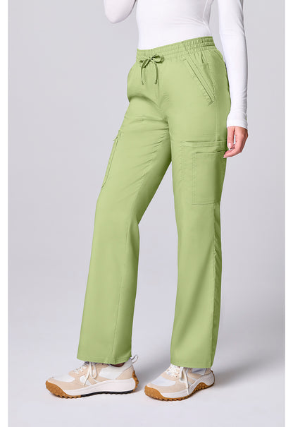 Workwear Revolution CK00002 Women's 12 Pockets Straight Leg Scrub Pants Cucumber