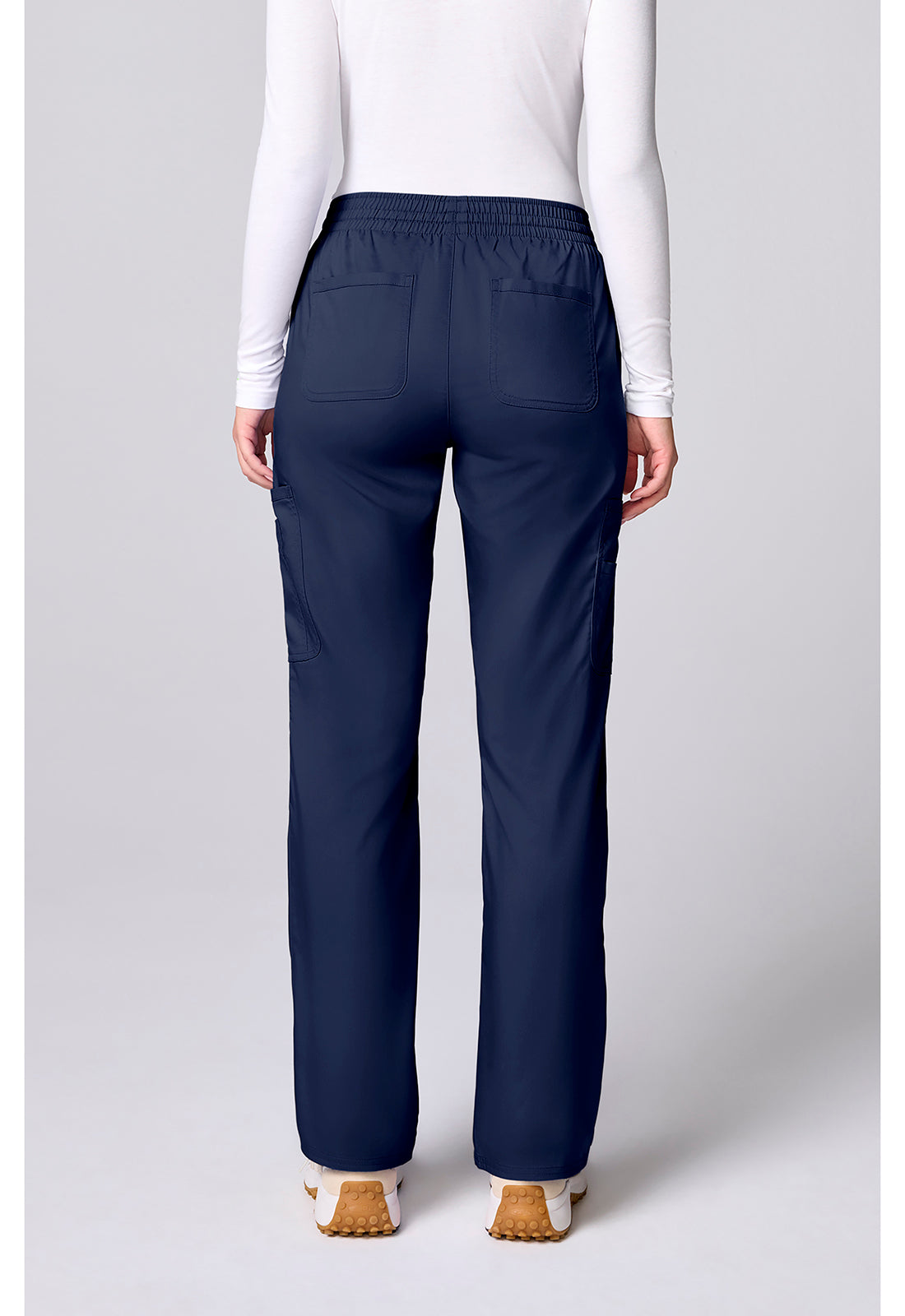 Workwear Revolution CK00002 Women's 12 Pockets Straight Leg Scrub Pants Navy