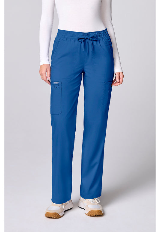 Workwear Revolution CK00002 Women's 12 Pockets Straight Leg Scrub Pants Royal