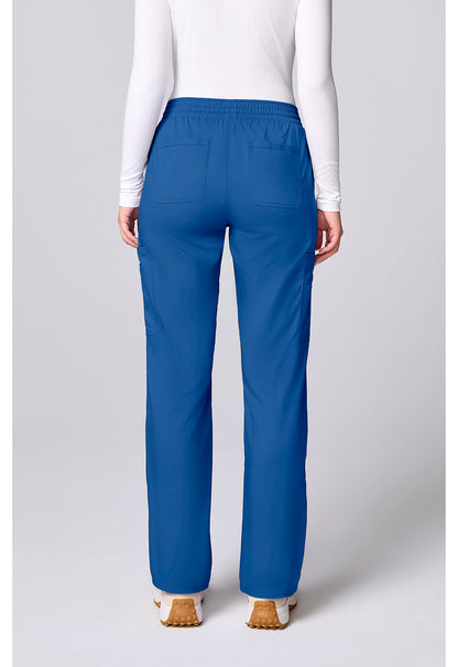 Workwear Revolution CK00002 Women's 12 Pockets Straight Leg Scrub Pants Royal