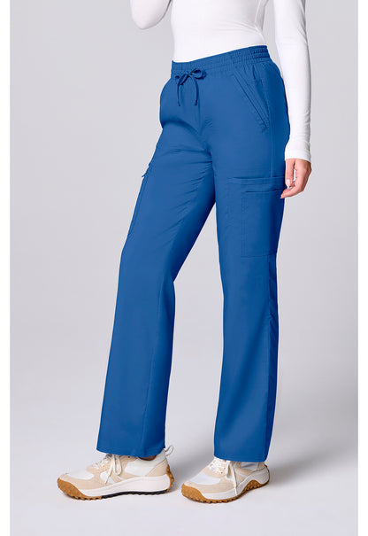 Workwear Revolution CK00002 Women's 12 Pockets Straight Leg Scrub Pants Royal