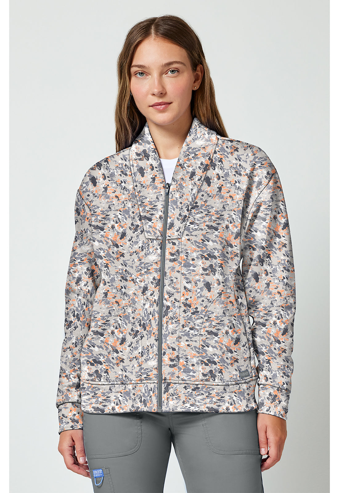 Achieve CK00011 Women's Print Jacket Softest Skin