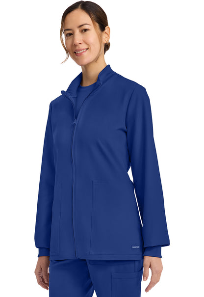 Workwear Originals Ultra CK00013A Women's Zip Up Scrub Jacket Galaxy Blue