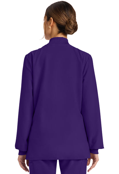 Workwear Originals Ultra CK00013A Women's Zip Up Scrub Jacket Grape