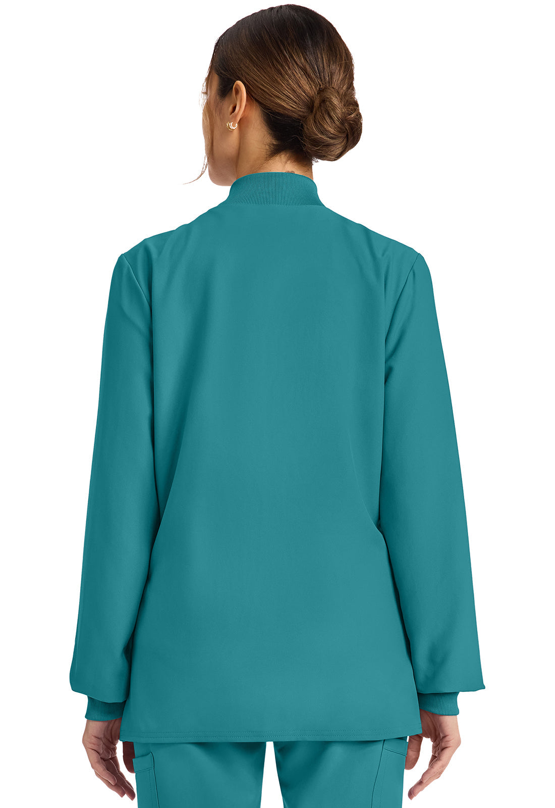 Workwear Originals Ultra CK00013A Women's Zip Up Scrub Jacket image 4