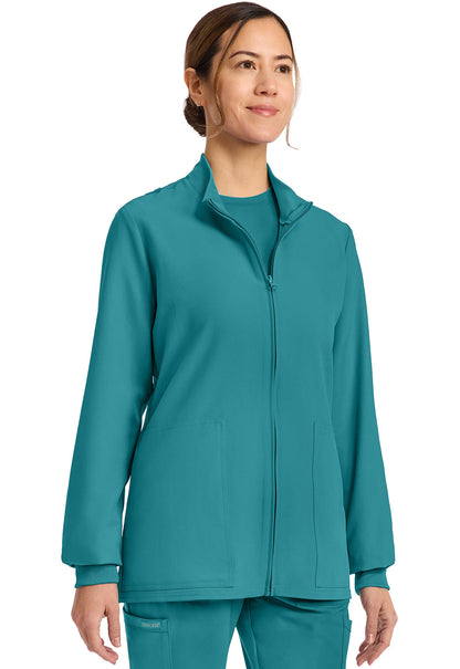 Workwear Originals Ultra CK00013A Women's Zip Up Scrub Jacket image 5