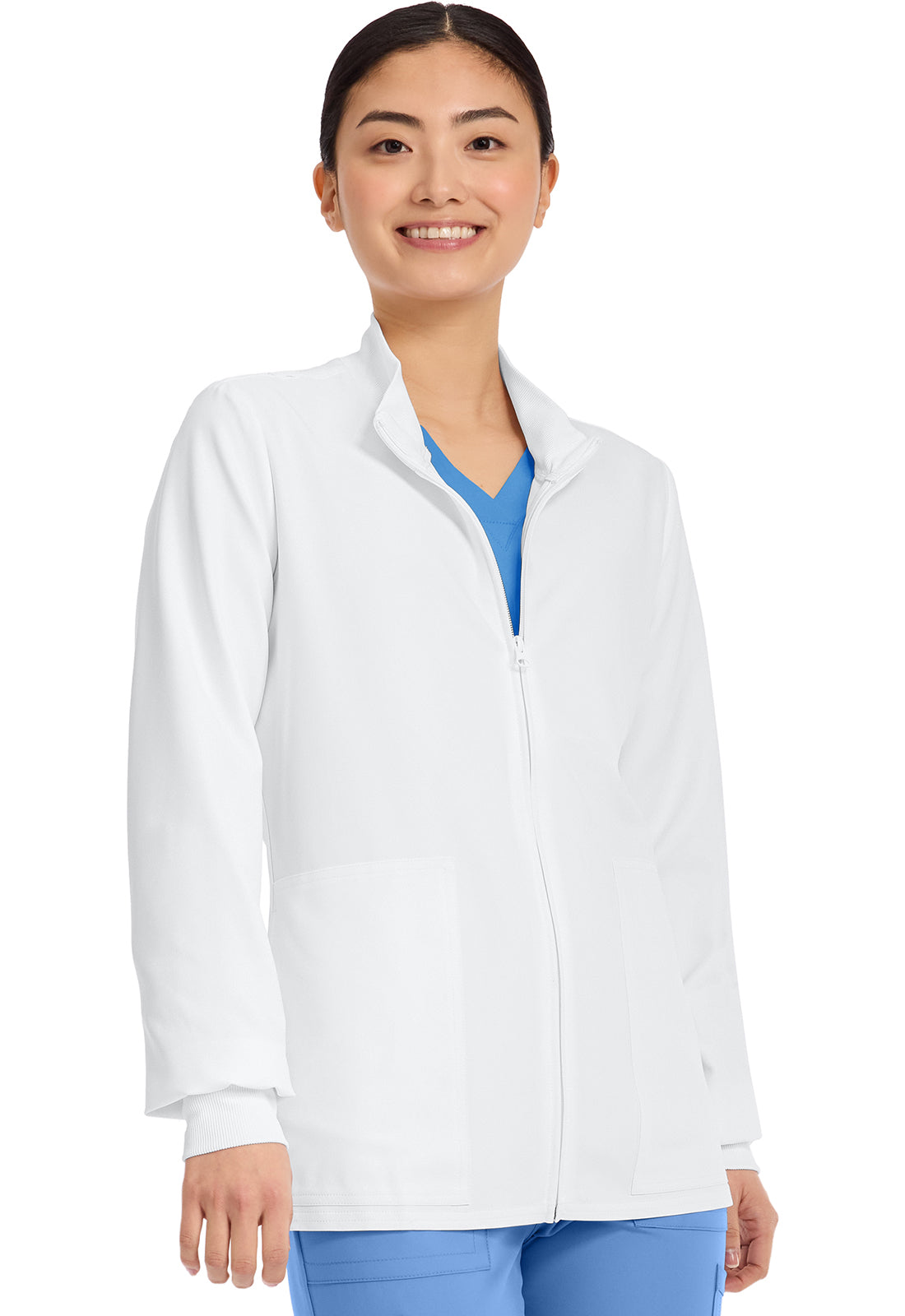 Originals Ultra CK00013A Zip Up Scrub Jacket White