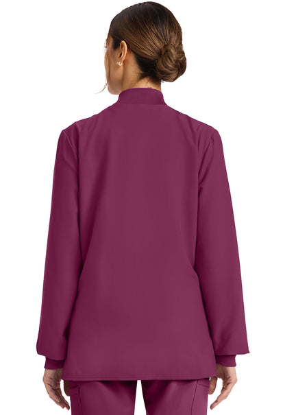 Originals Ultra CK00013A Zip Up Scrub Jacket Wine