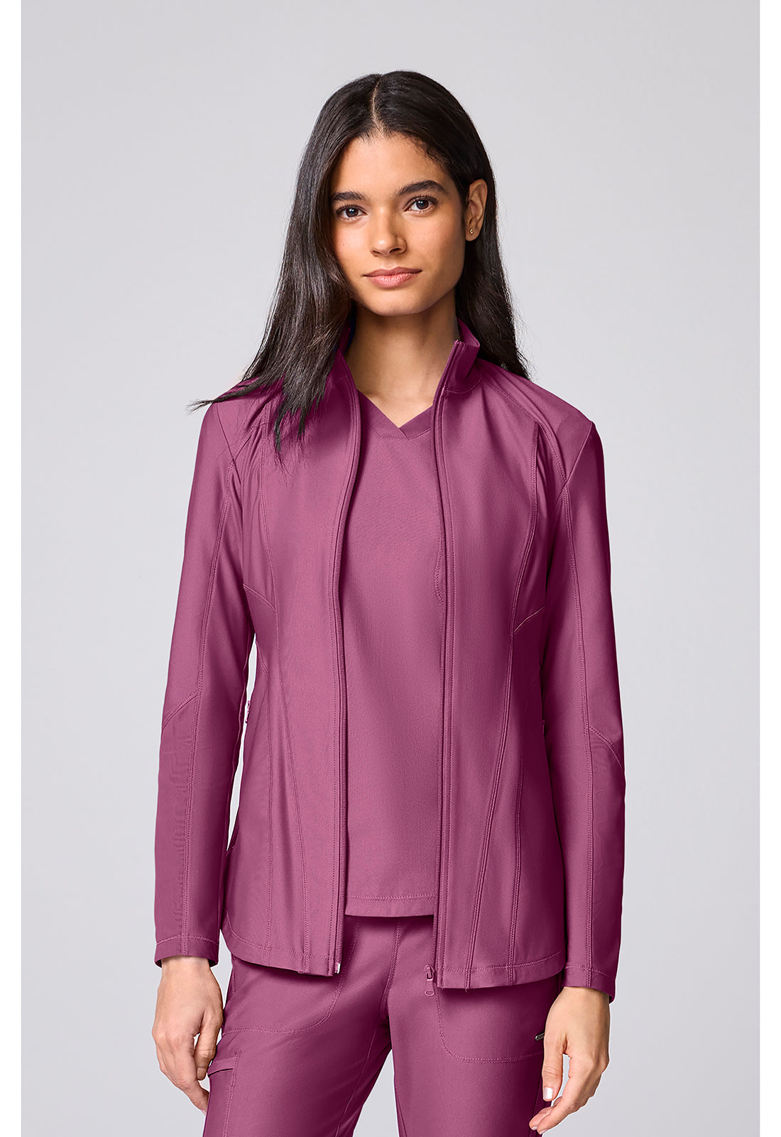 Form CK00032 Women's Full Zip Jacket Dusty Mauve