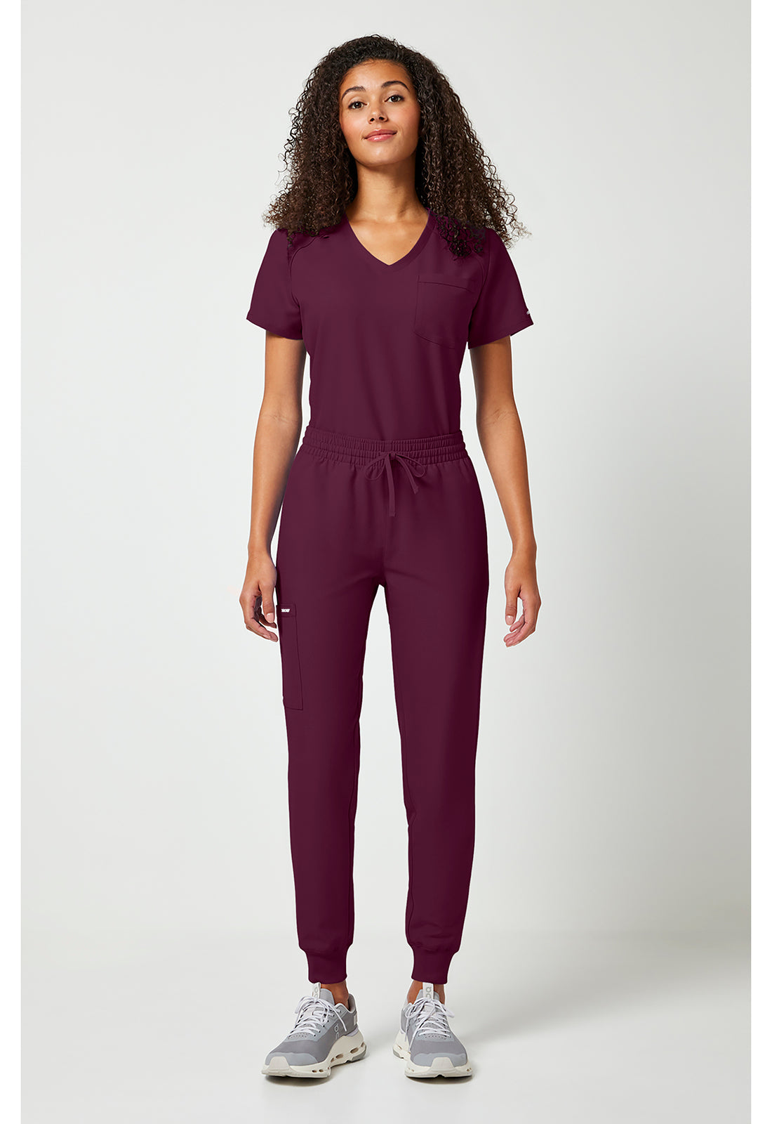 Workwear Originals Ultra CK00034A Women's Mid Rise Scrub Joggers Wine
