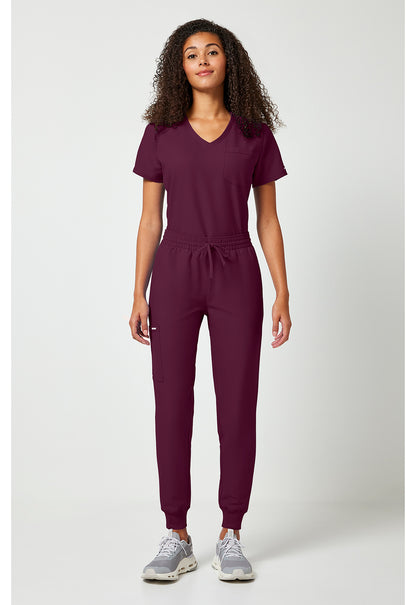Workwear Originals Ultra CK00034A Women's Mid Rise Scrub Joggers Wine