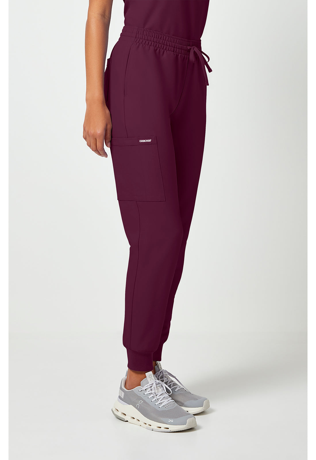 Workwear Originals Ultra CK00034A Women's Mid Rise Scrub Joggers Wine