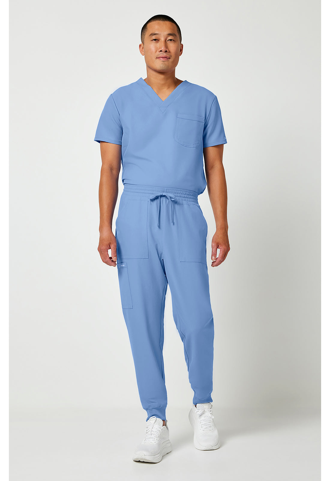 Workwear Originals Ultra CK00035A Men's Mid Rise Scrub Joggers Ciel Blue