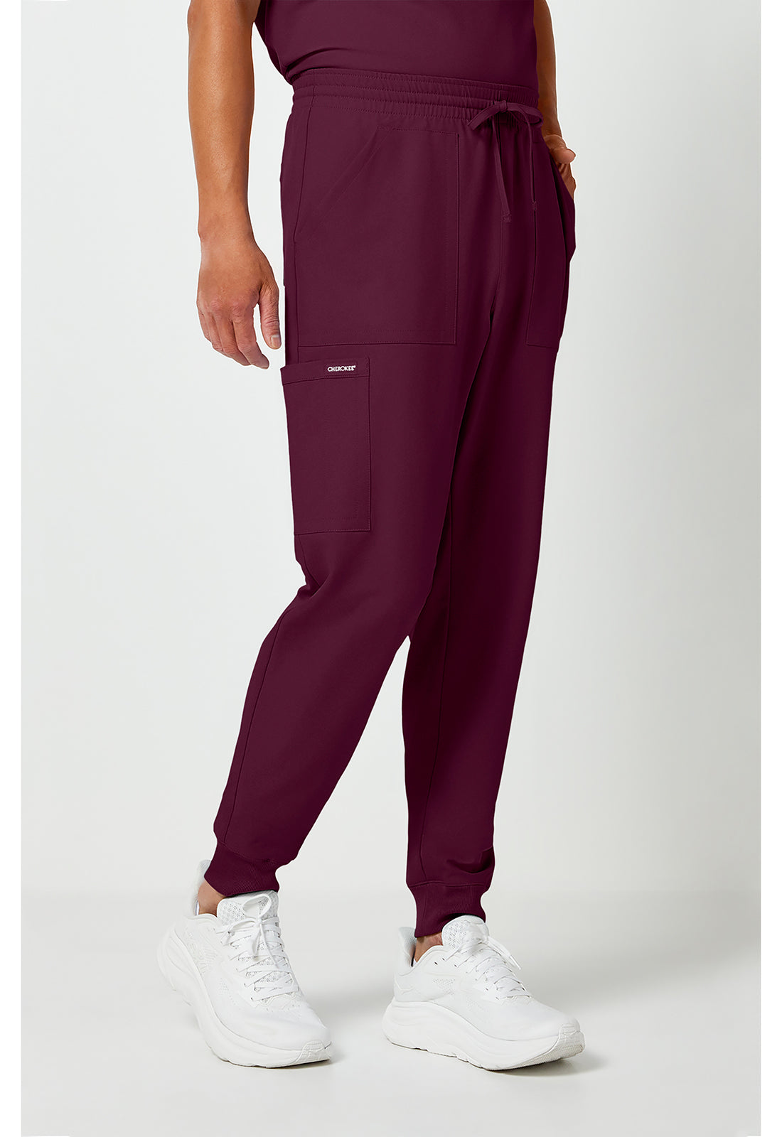 Workwear Originals Ultra CK00035A Men's Mid Rise Scrub Joggers Wine
