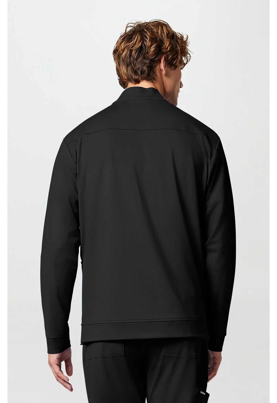 Achieve CK00036 Men's Zip Front Jacket Black