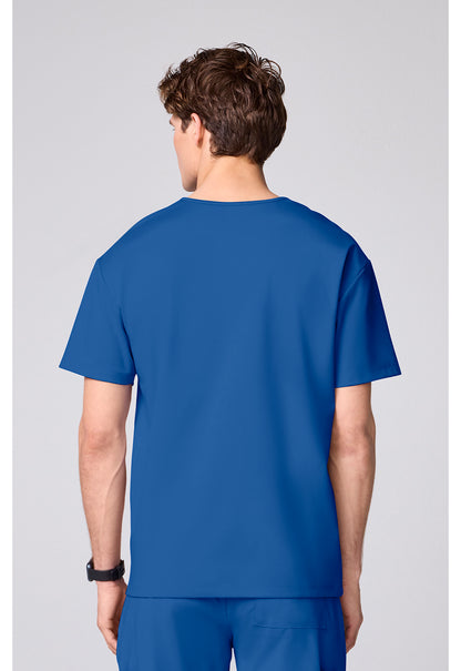 Achieve CK00037 Men's 3 Pocket V-neck Scrub Top Royal