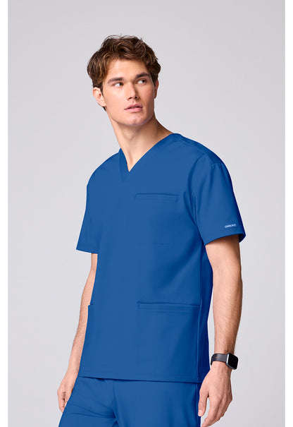 Achieve CK00037 Men's 3 Pocket V-neck Scrub Top Royal