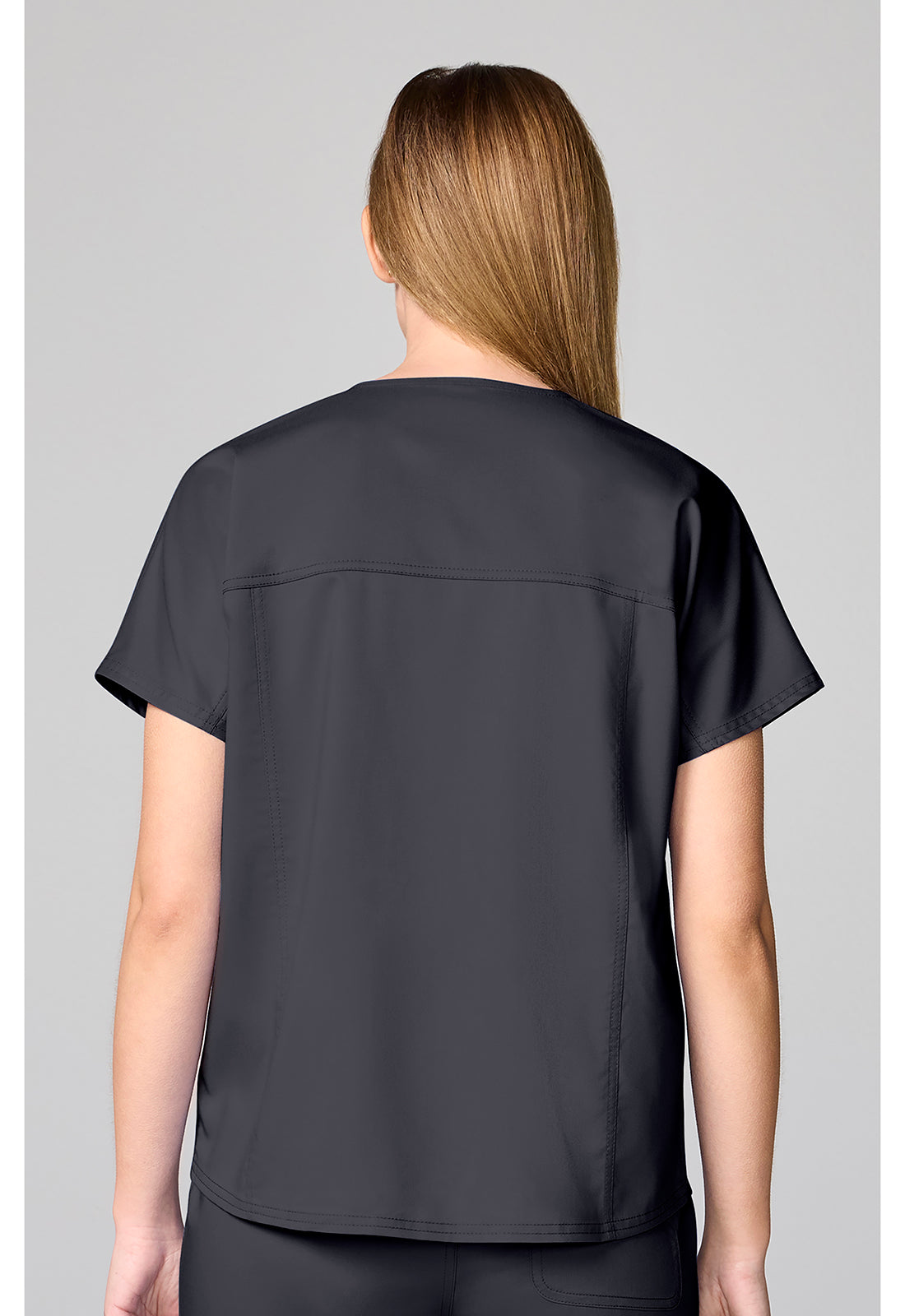 Workwear Revolution CK00038 Women's Mandarin Collar Scrub Top image 4