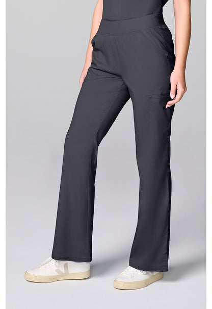 Workwear Revolution CK00039 Women's Flared Cargo Scrub Pants Pewter