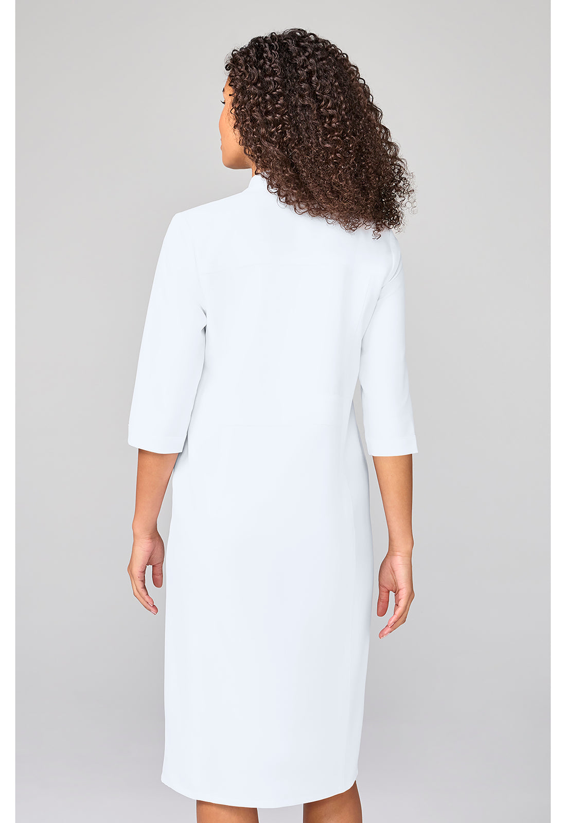 Workwear Originals Ultra CK00046 Women's 3/4 Sleeve Dress White