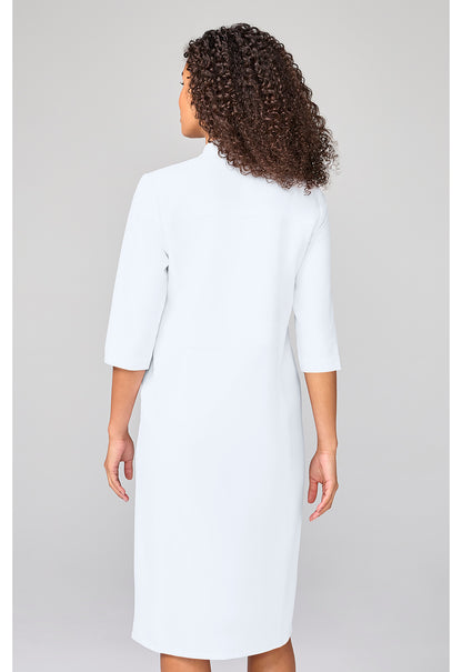 Workwear Originals Ultra CK00046 Women's 3/4 Sleeve Dress White
