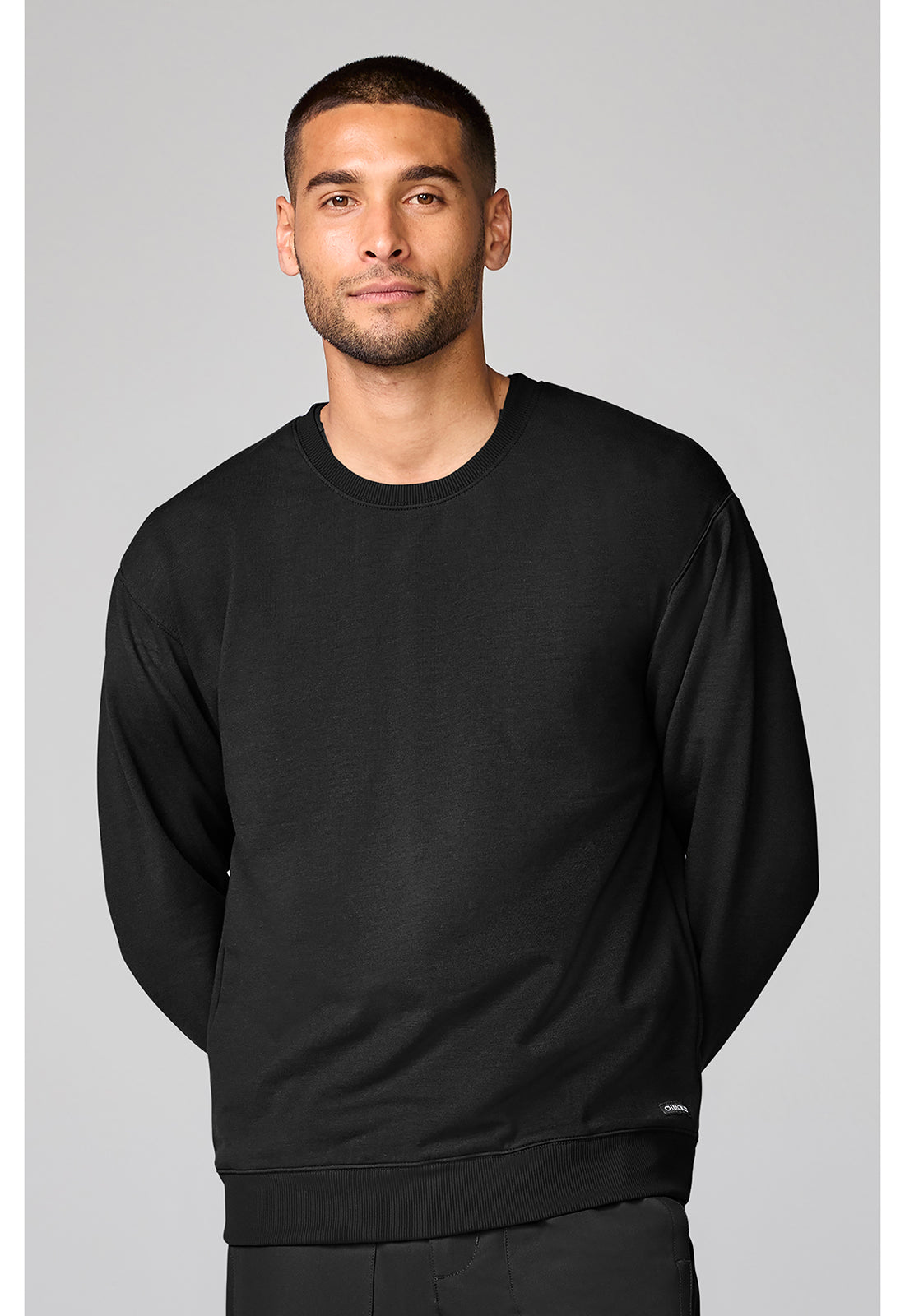 Basics CK00048 Men's Crew Neck Sweatshirt Black