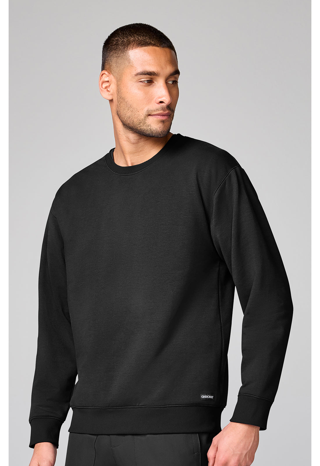 Basics CK00048 Men's Crew Neck Sweatshirt Black