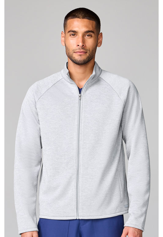Basics CK00069V Men's Fleece Jacket Heather Grey