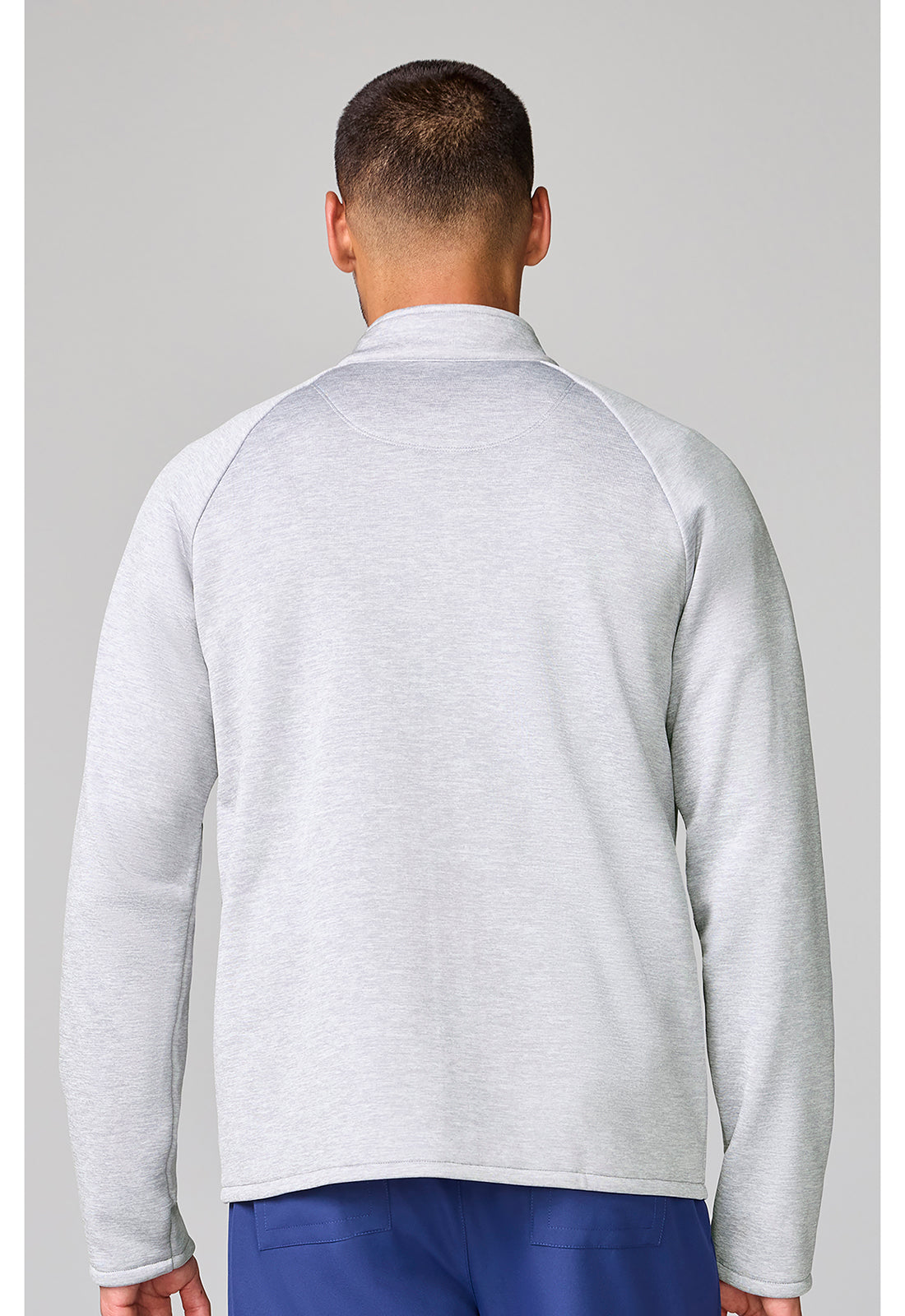 Basics CK00069V Men's Fleece Jacket Heather Grey