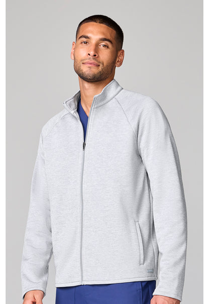 Basics CK00069V Men's Fleece Jacket Heather Grey