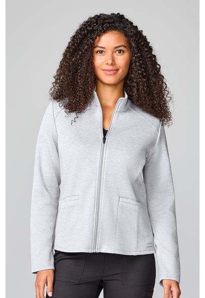 Basics CK00070V Women's Fleece Jacket Heather Grey