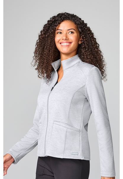 Basics CK00070V Women's Fleece Jacket Heather Grey