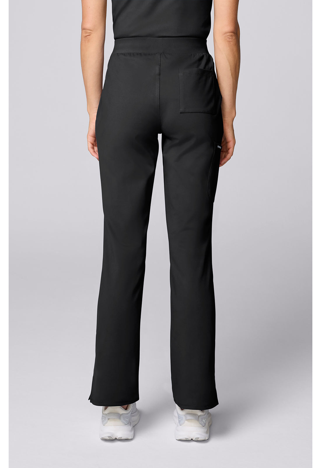 Achieve CK00071 Women's Flared Leg Scrub Pants Black