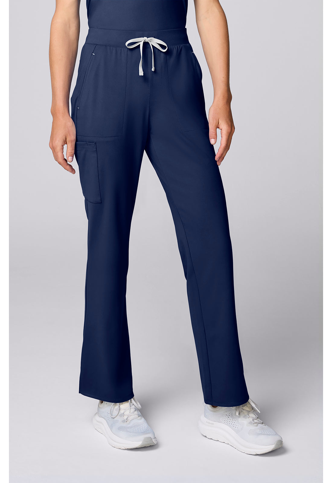Achieve CK00071 Women's Flared Leg Scrub Pants Navy