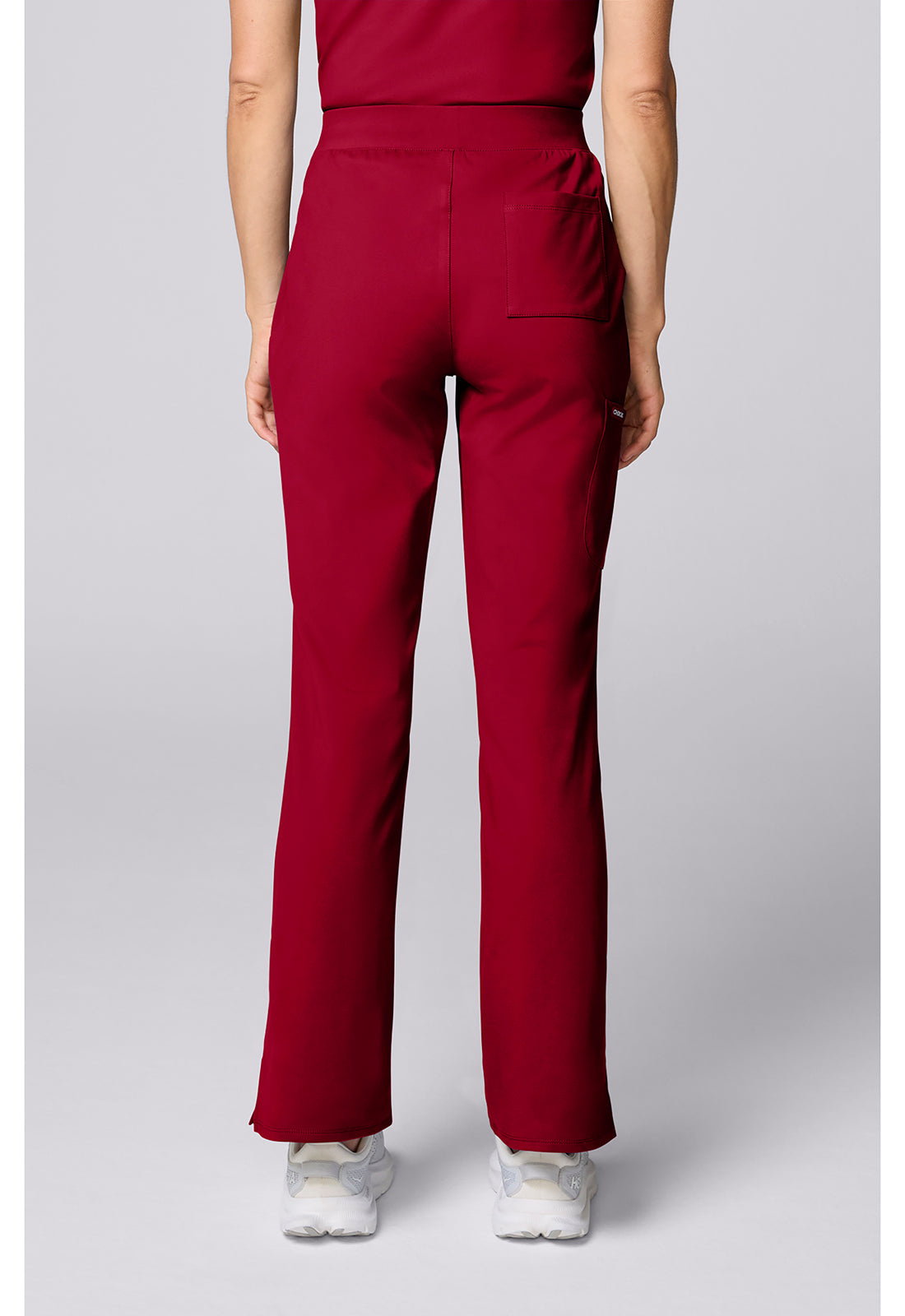 Achieve CK00071 Women's Flared Leg Scrub Pants Red