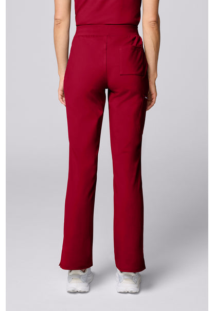 Achieve CK00071 Women's Flared Leg Scrub Pants Red
