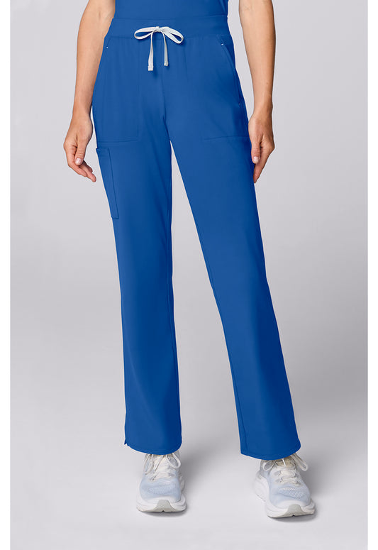 Achieve CK00071 Women's Flared Leg Scrub Pants Royal