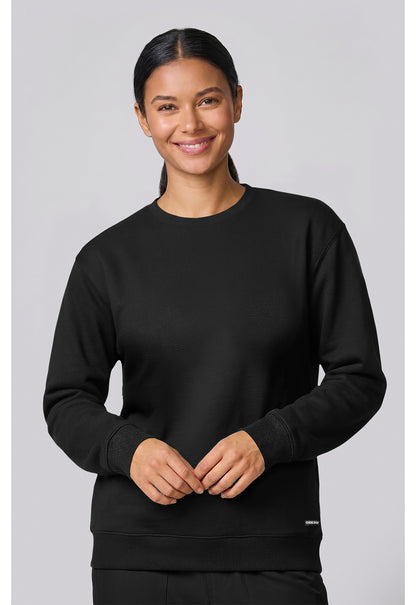 Basics CK00077 Women's Crew Neck Sweatshirt Black