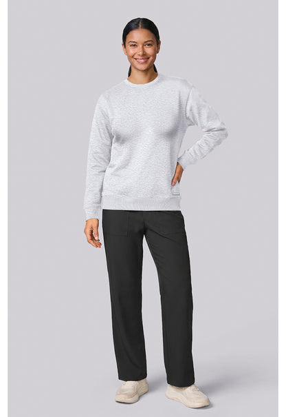 Basics CK00077 Women's Crew Neck Sweatshirt Heather Grey