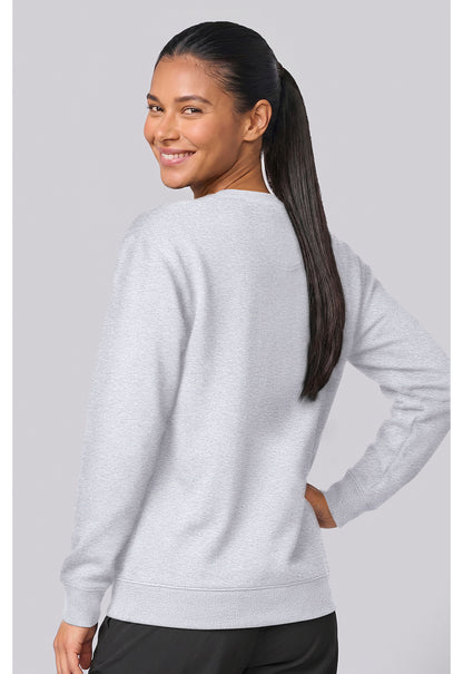 Basics CK00077 Women's Crew Neck Sweatshirt Heather Grey