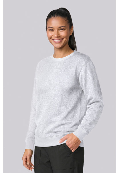 Basics CK00077 Women's Crew Neck Sweatshirt Heather Grey
