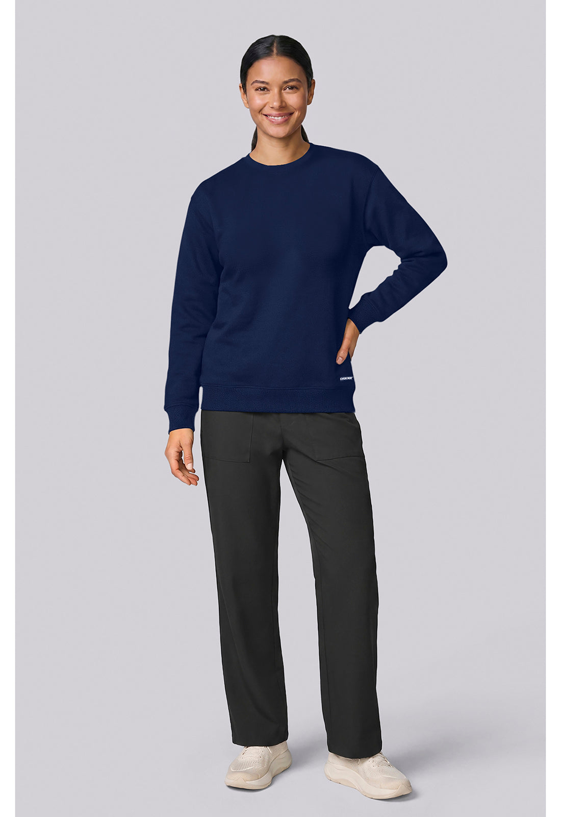 Basics CK00077 Women's Crew Neck Sweatshirt Navy