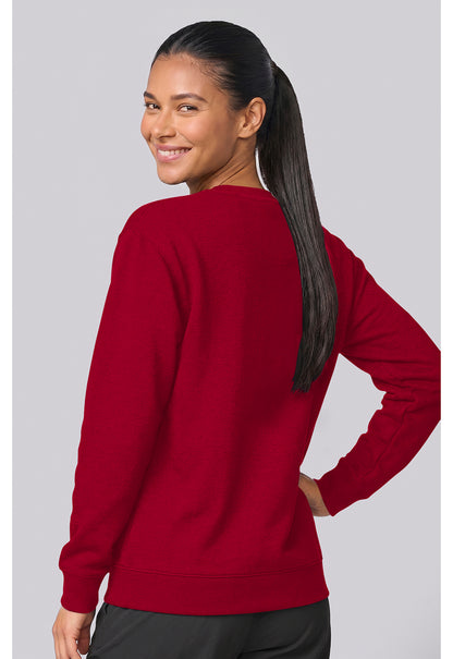 Basics CK00077 Women's Crew Neck Sweatshirt Red